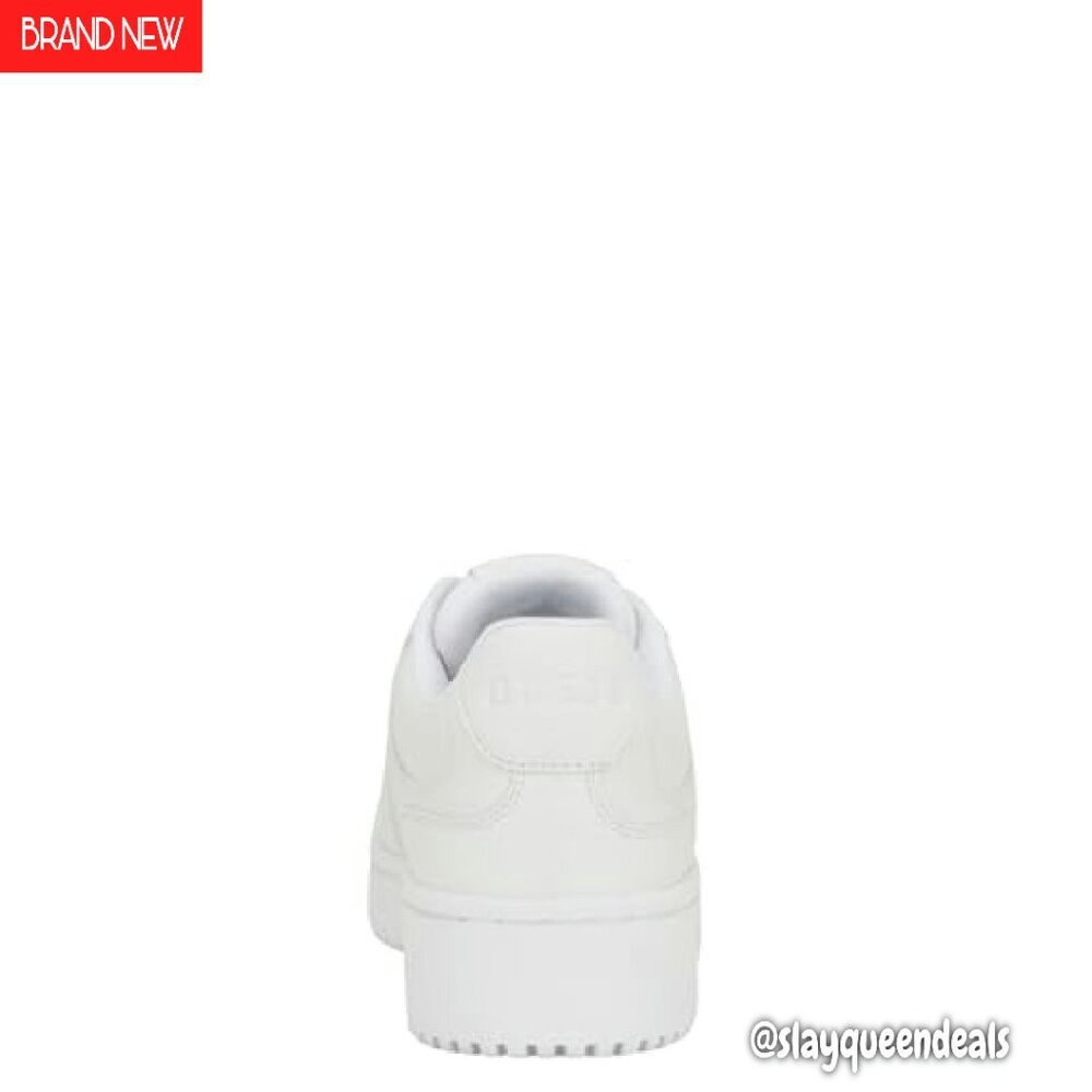 Women's Faux Leather Platform Sneakers, Lace-Up, Cushioned, Size Available - Picture 5 of 8